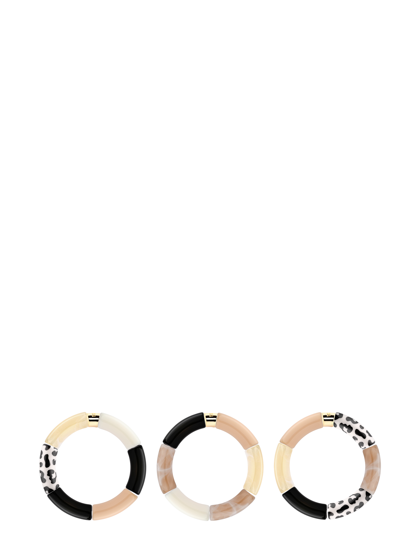 Leopard Pipoca bracelet, 3 colours