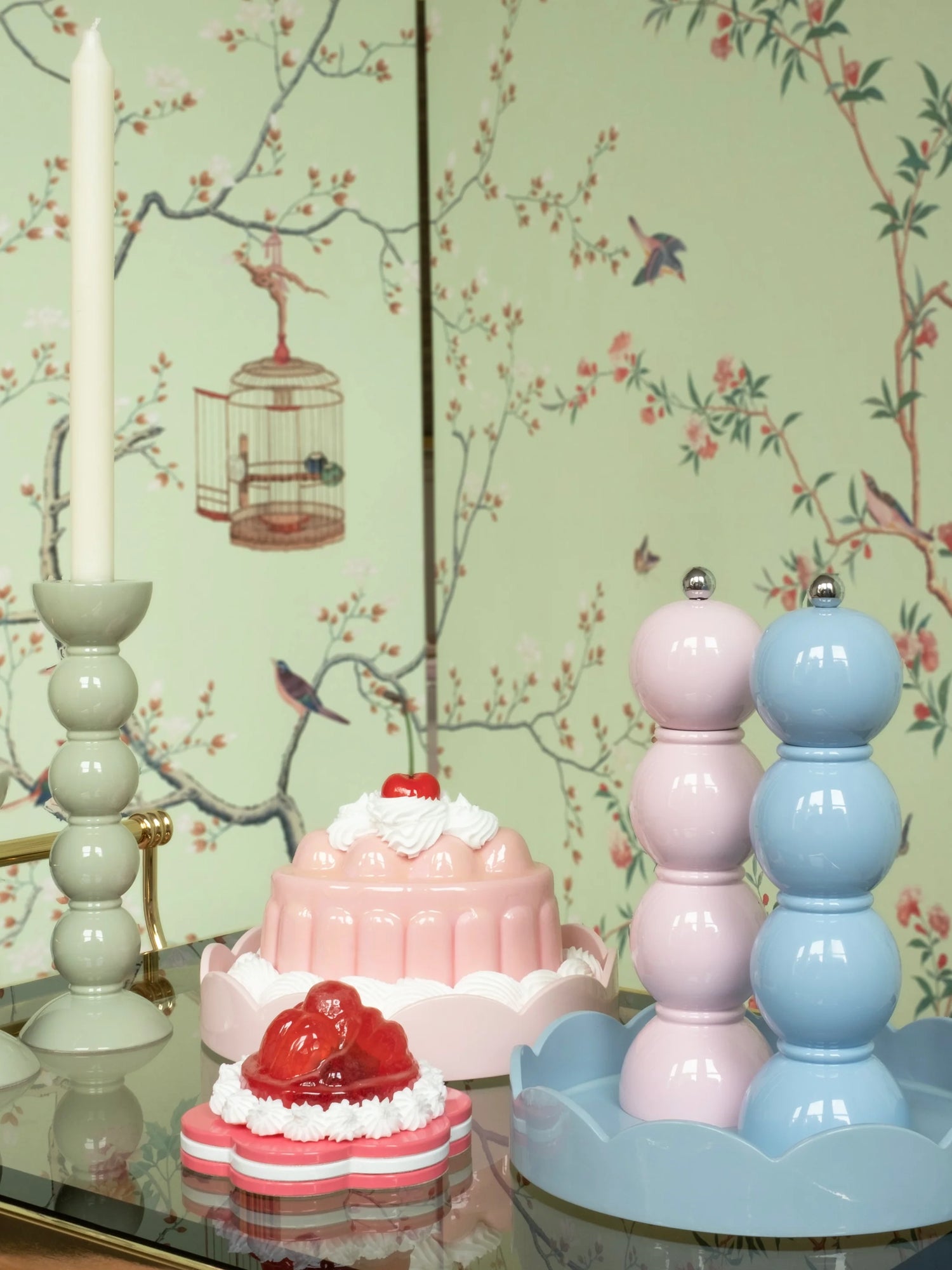 Periwinkle Bobbin Salt/Pepper Mill (24 cm)