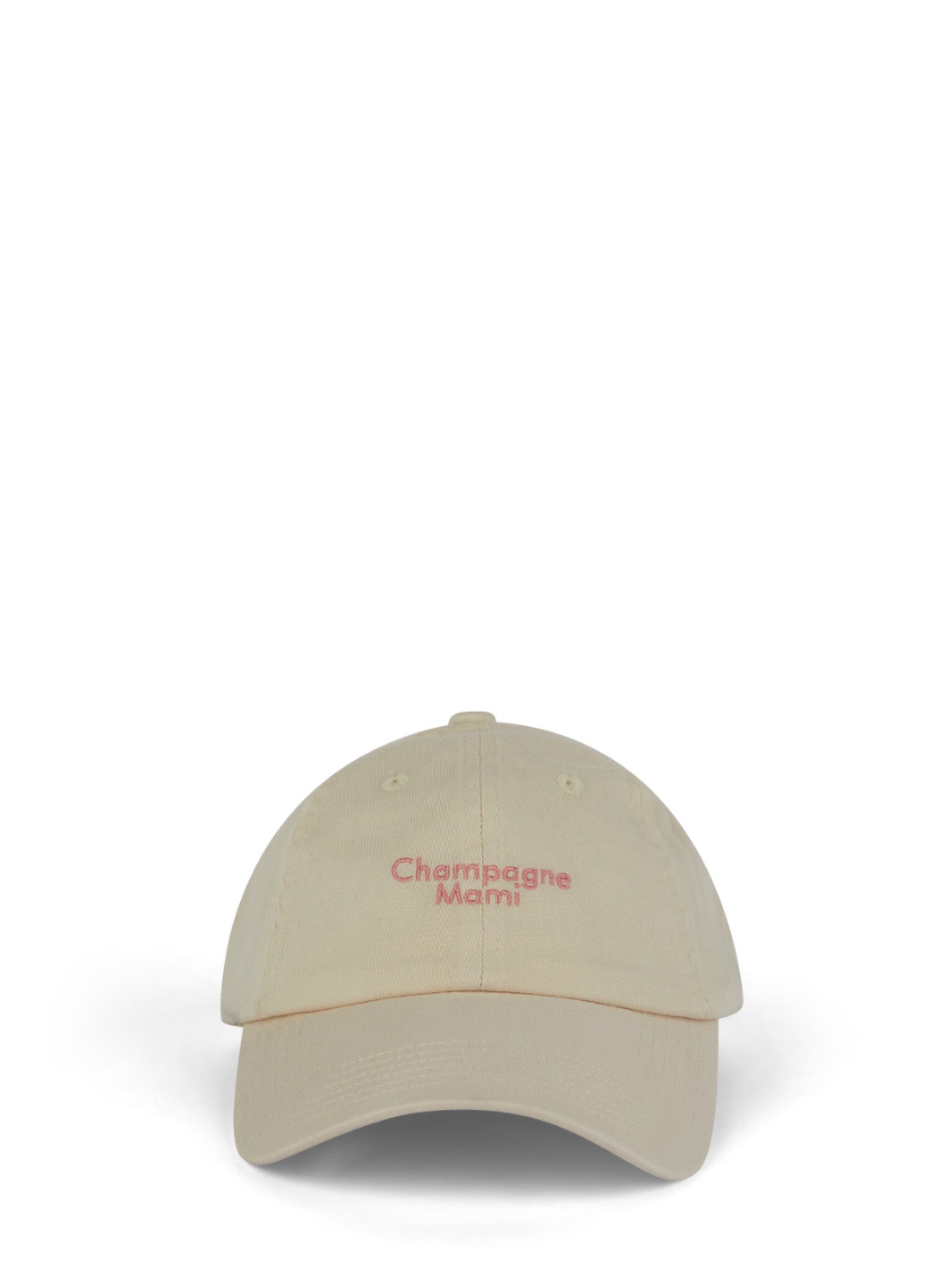 Champagne Mami cap, beige & pink