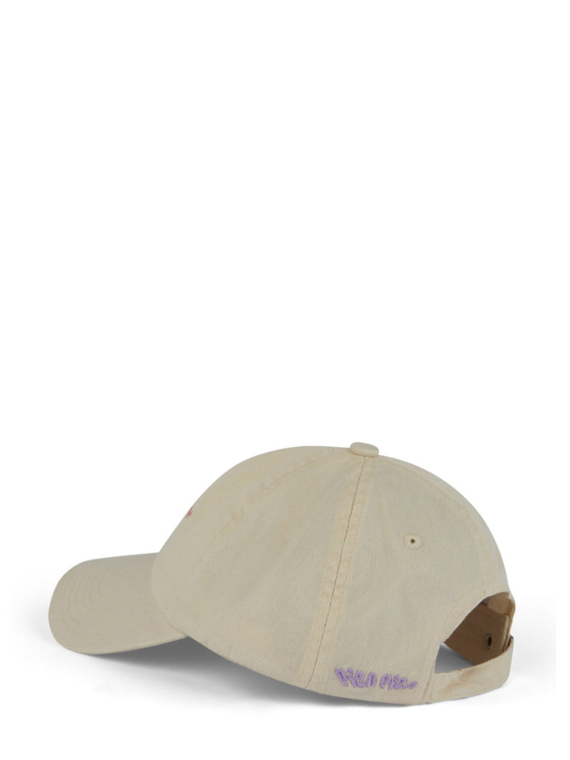 Champagne Mami cap, beige & pink