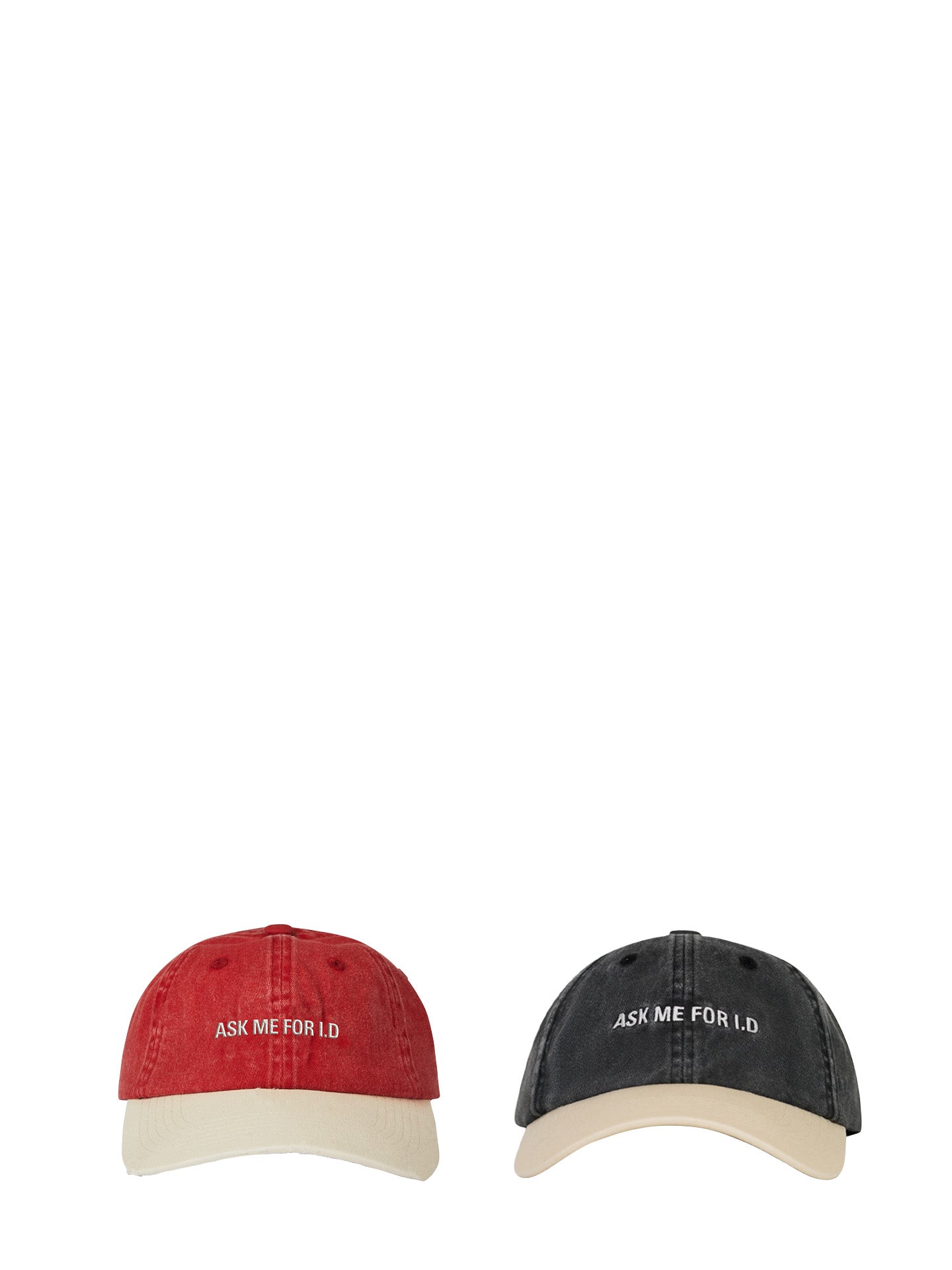 Dad cap Ask me for I.D, 2 colours
