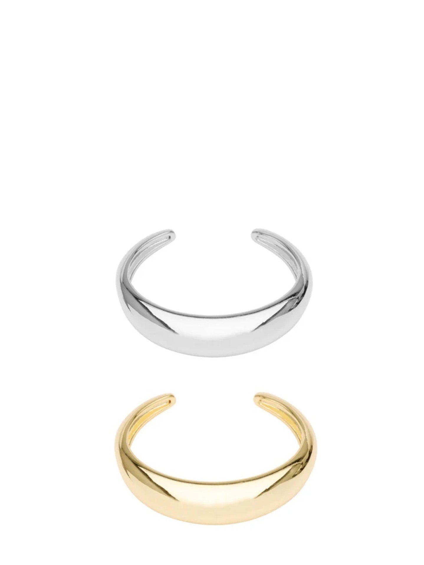 Odessa chunky bracelet, silver or goldplated