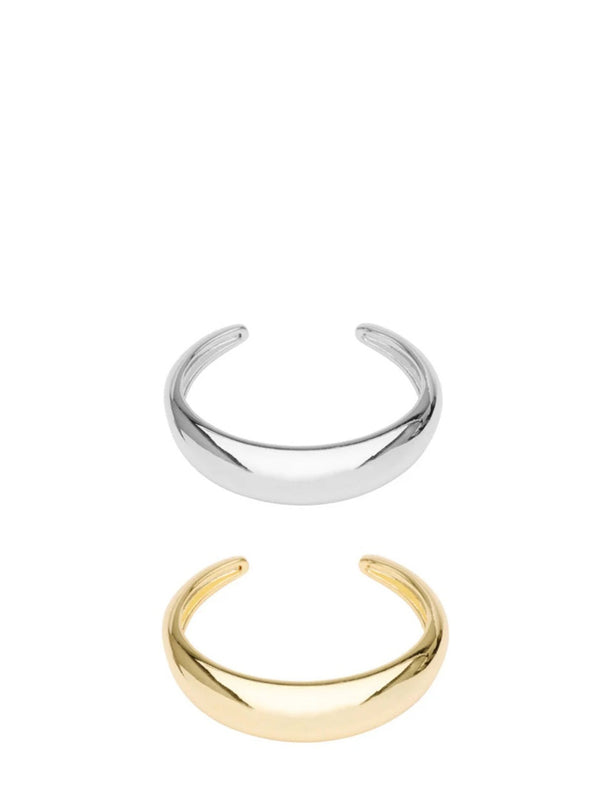 Odessa chunky bracelet, silver or goldplated