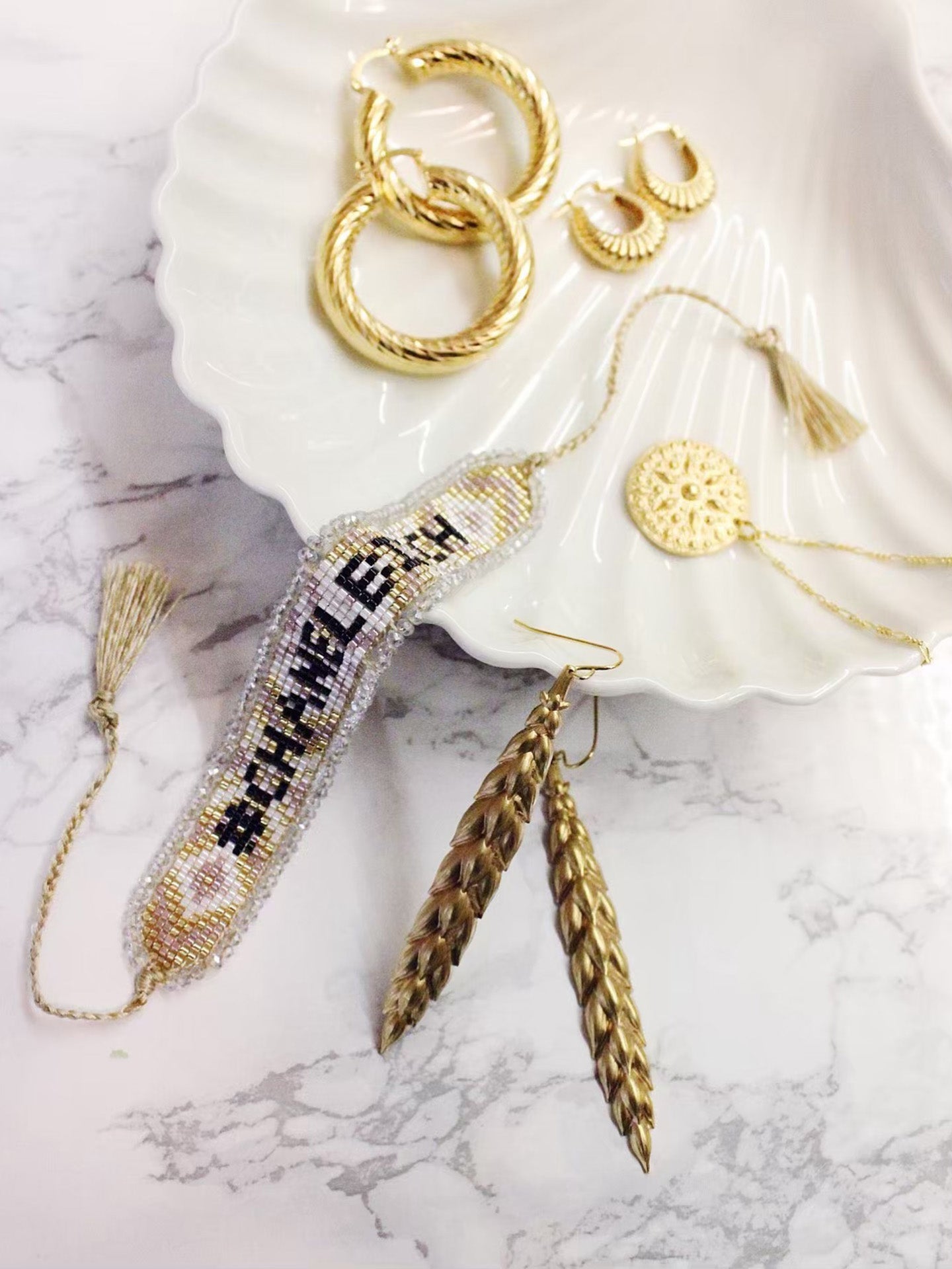 Hazel Earrings, goldplated