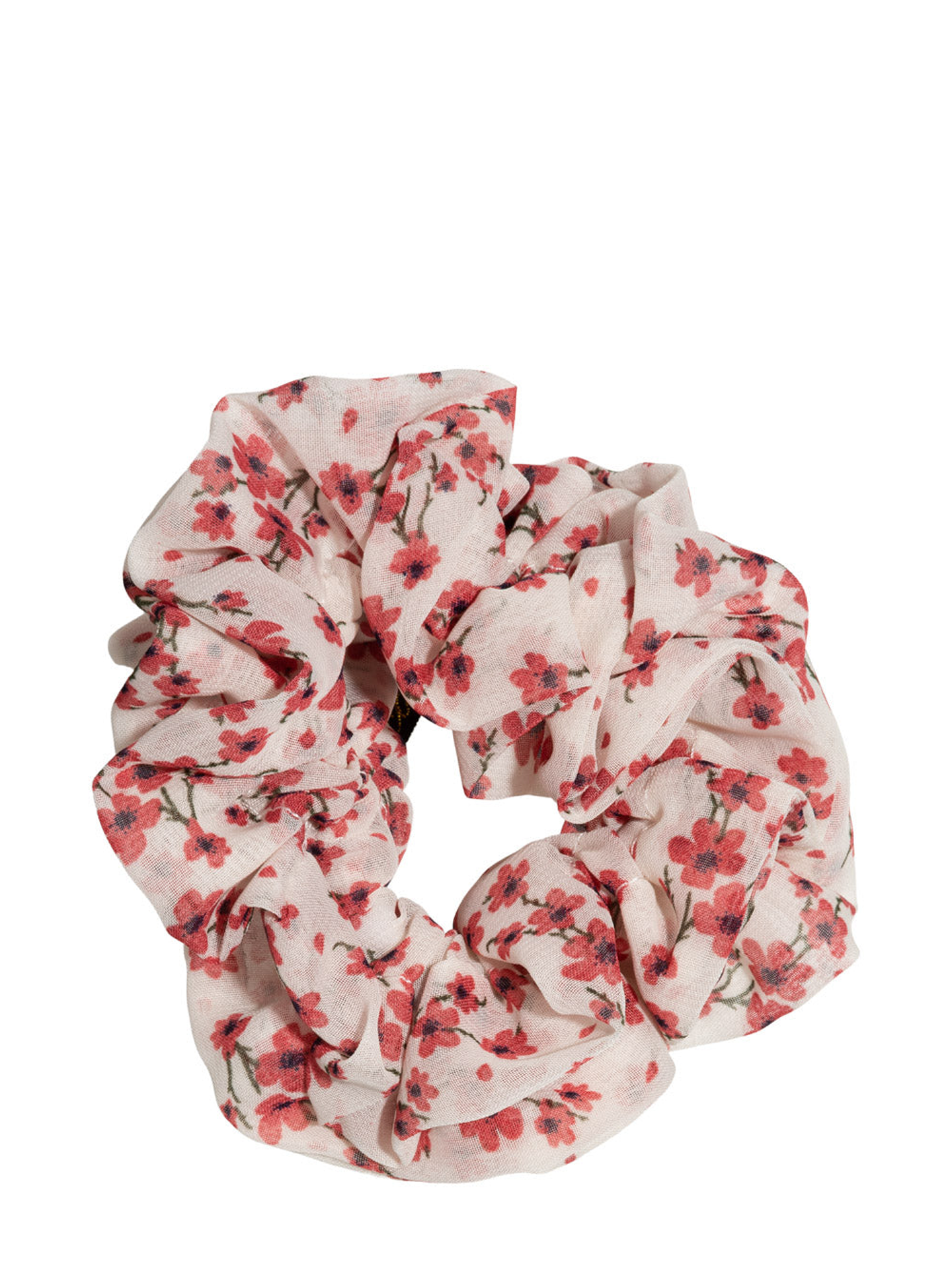 Flower Scrunchie, Red or rose pink