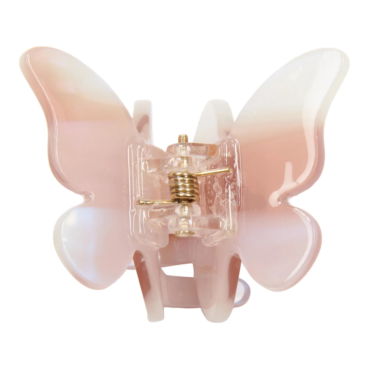 Minnie Butterfly Claw, cloudy white