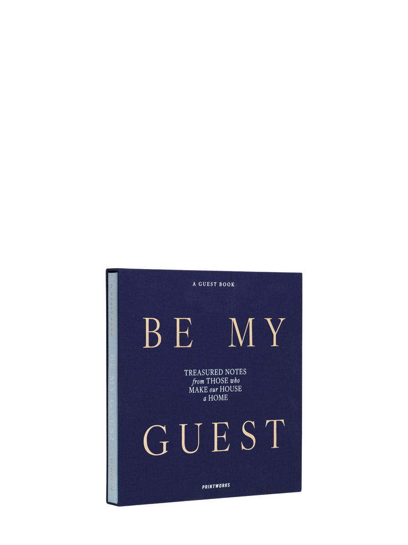 Guest book, blue
