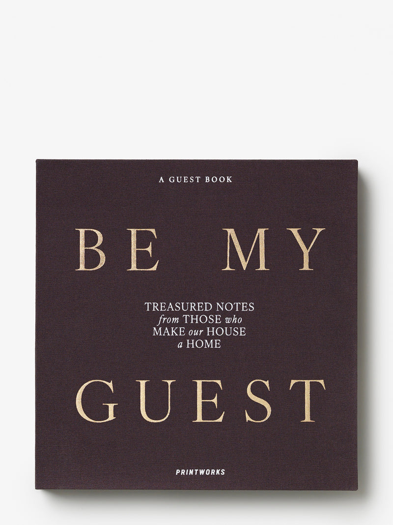 Guest book, white-anthracite