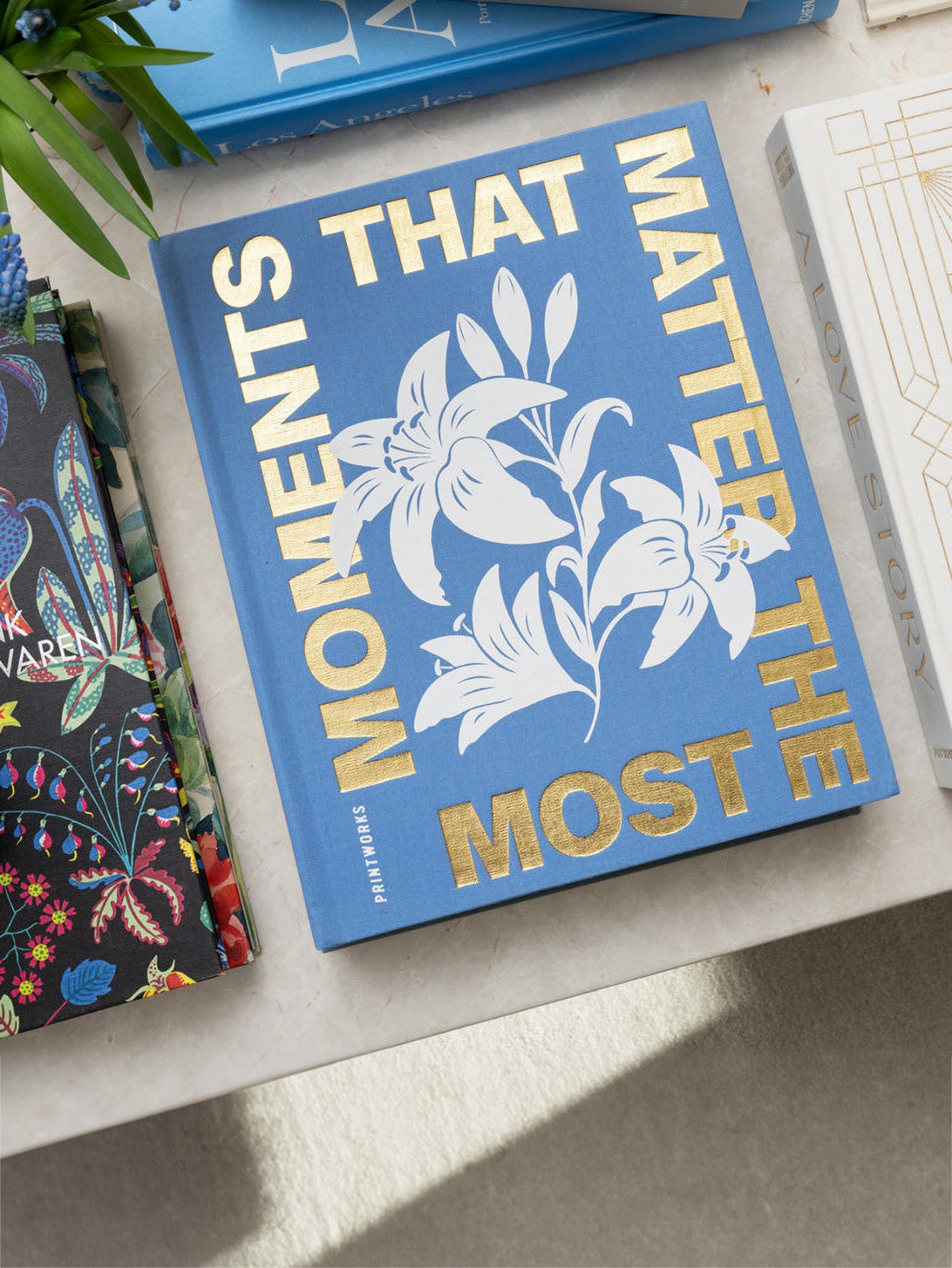 Photo album Moments that matter the most, beige or blue
