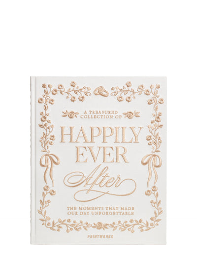 Happily ever after, embroidered wedding photo album