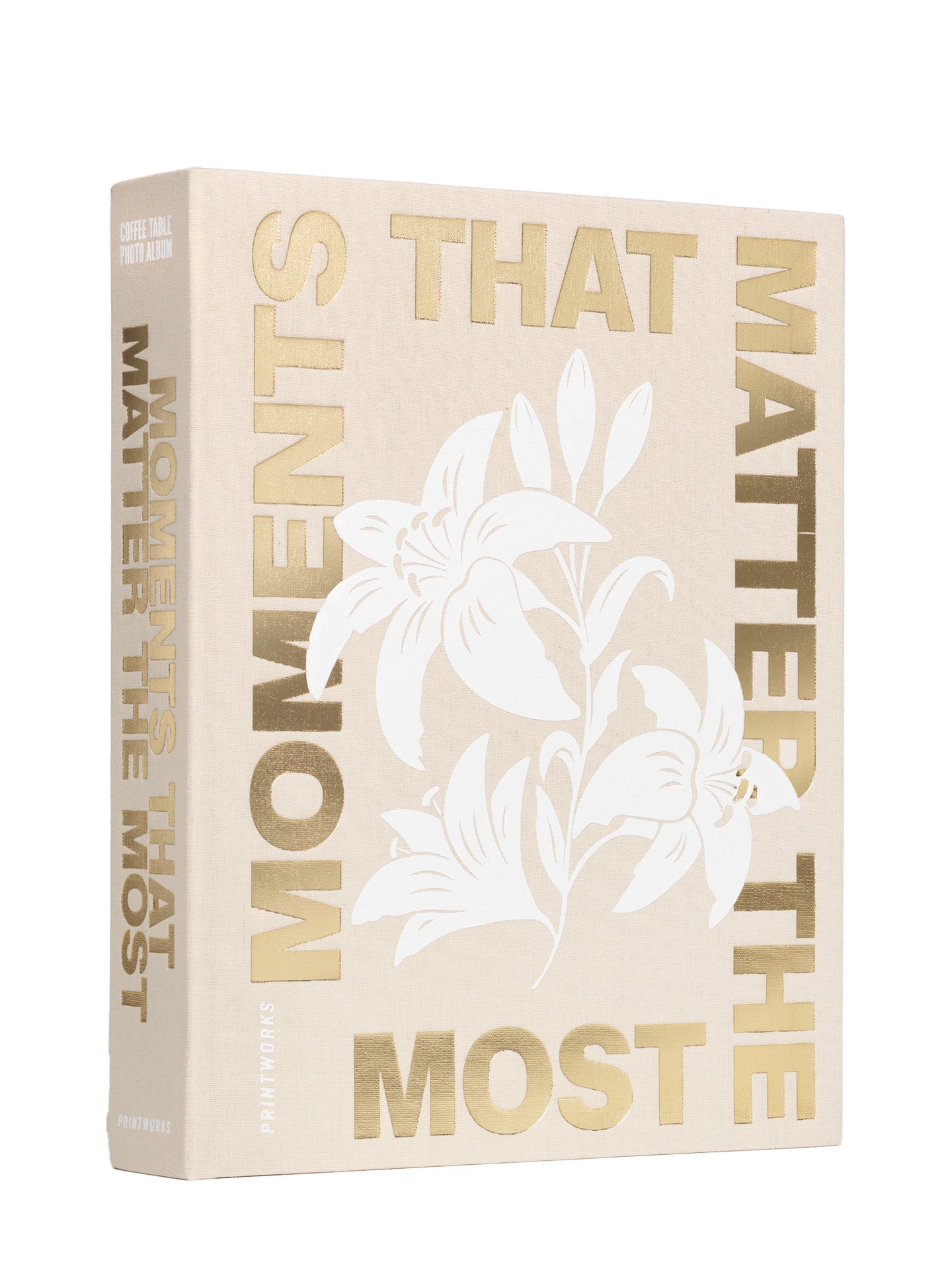 Photo album Moments that matter the most, beige or blue