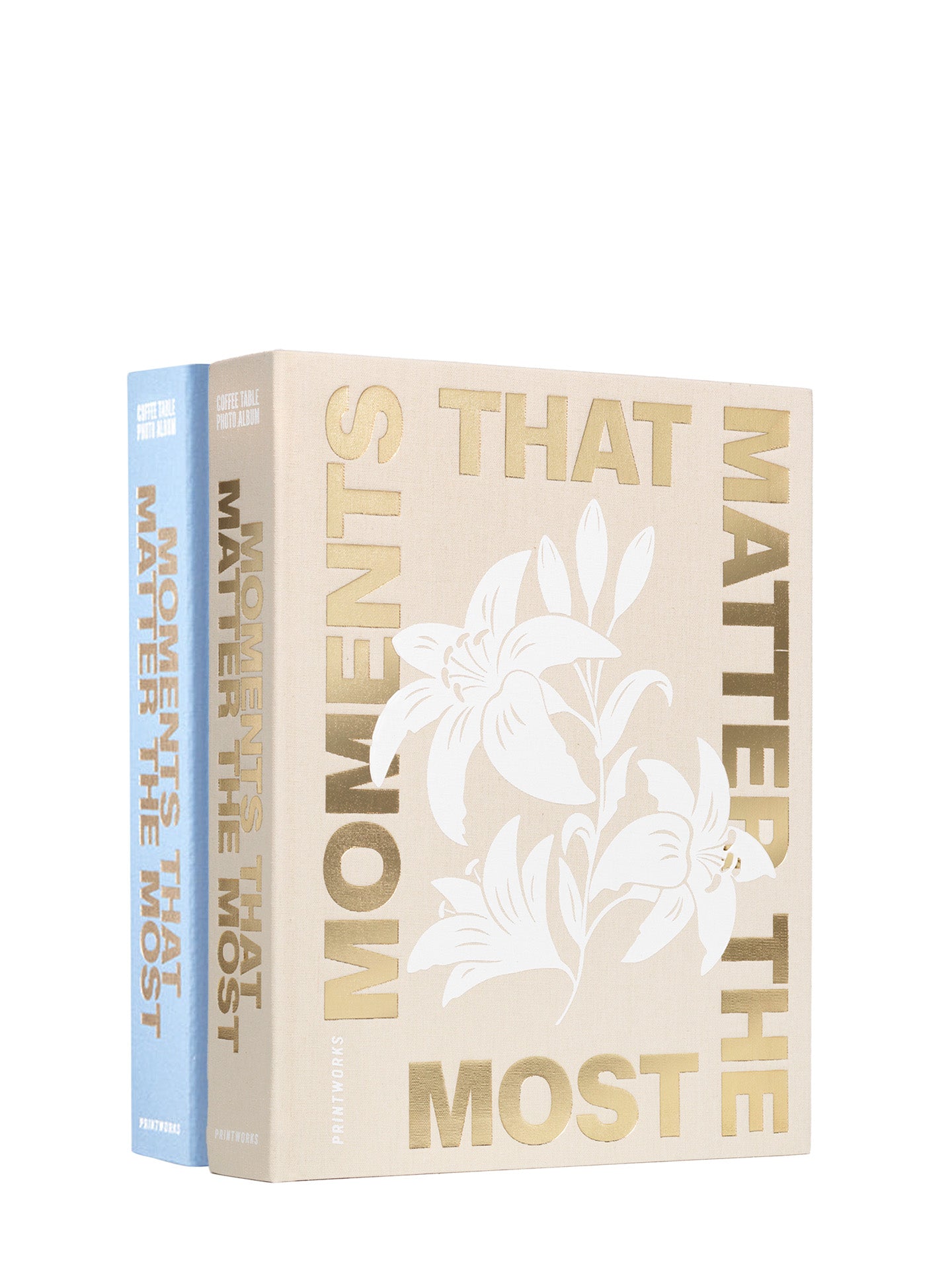 Photo album Moments that matter the most, beige or blue