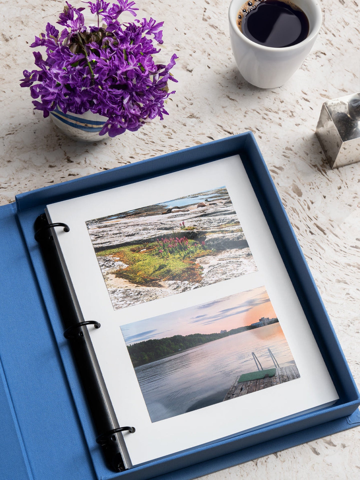 Photo album Moments that matter the most, beige or blue