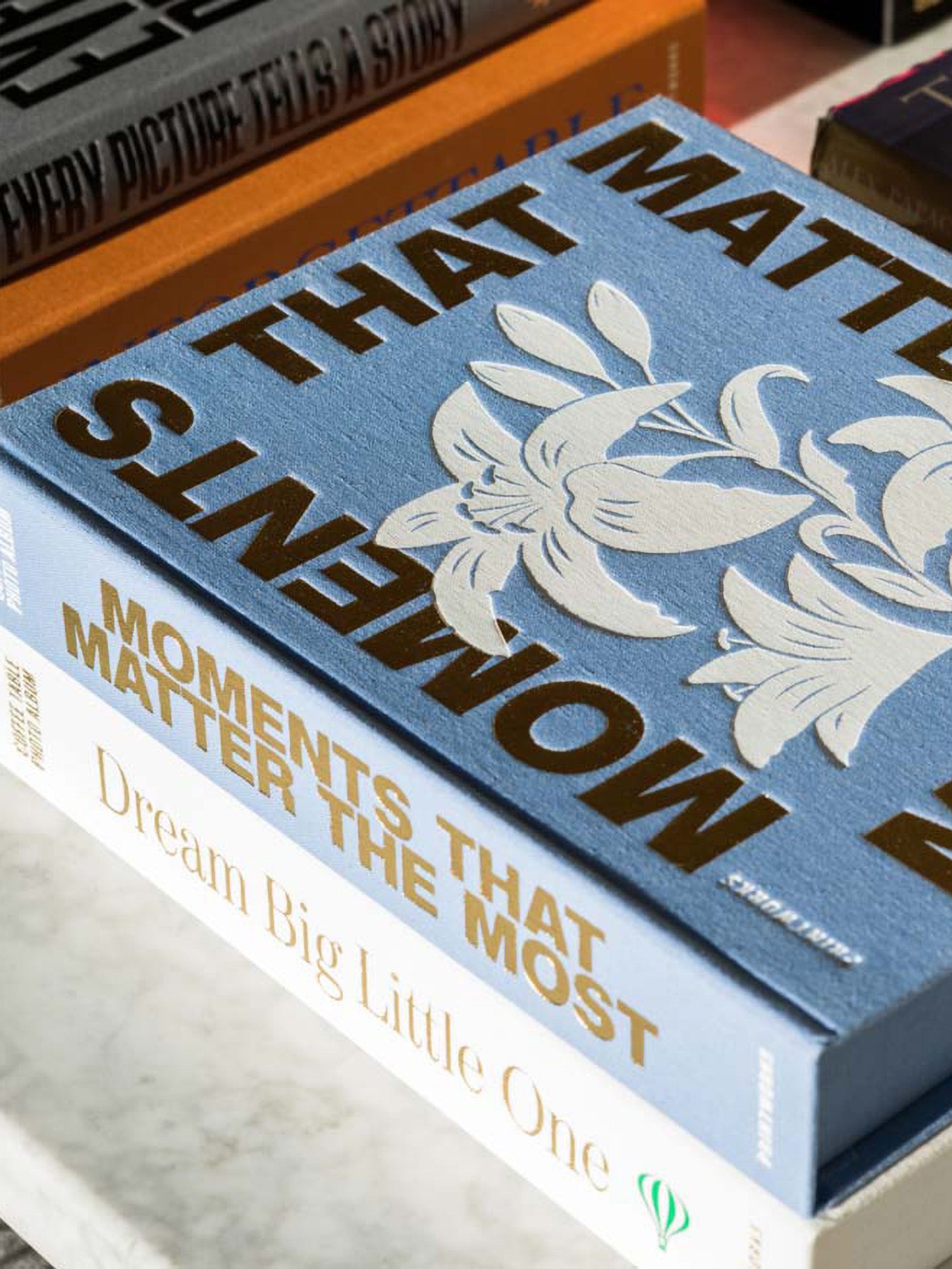 Photo album Moments that matter the most, beige or blue