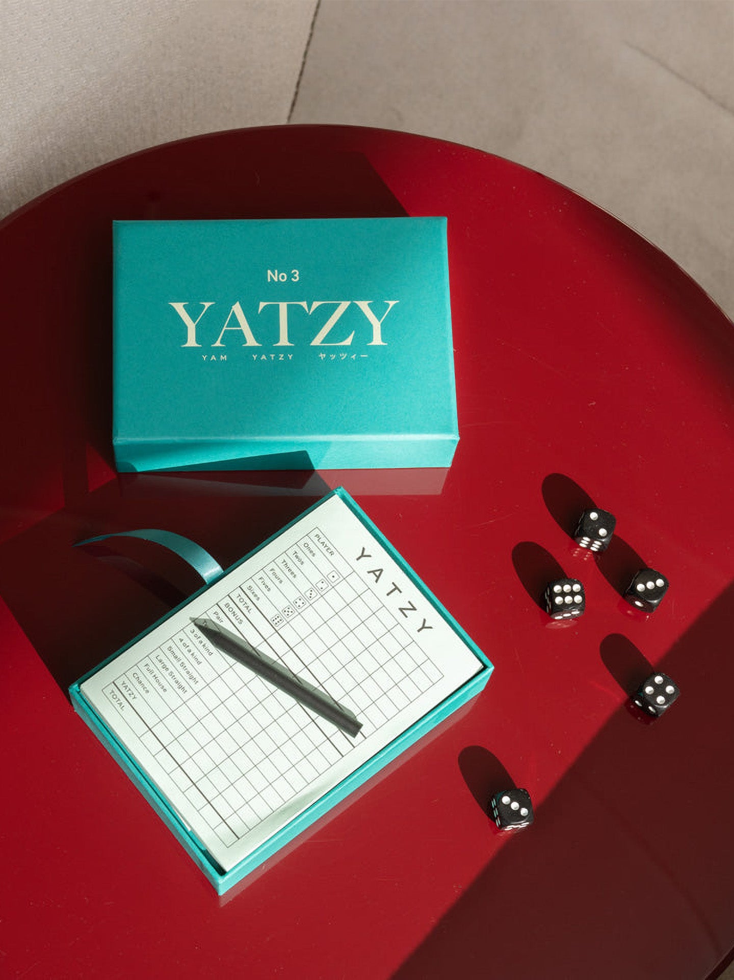 Yatzy Classic game, turquoise