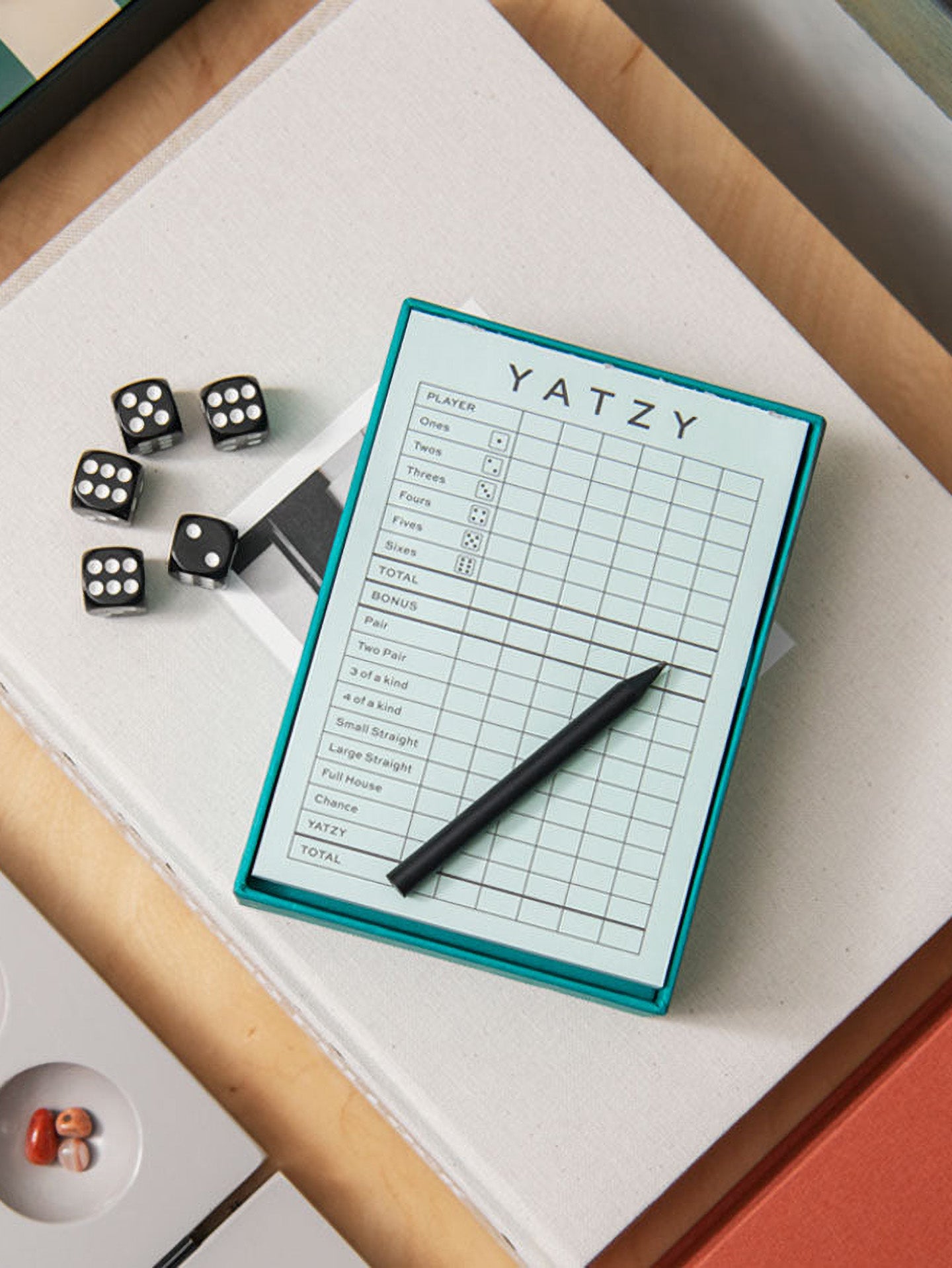 Yatzy Classic game, turquoise