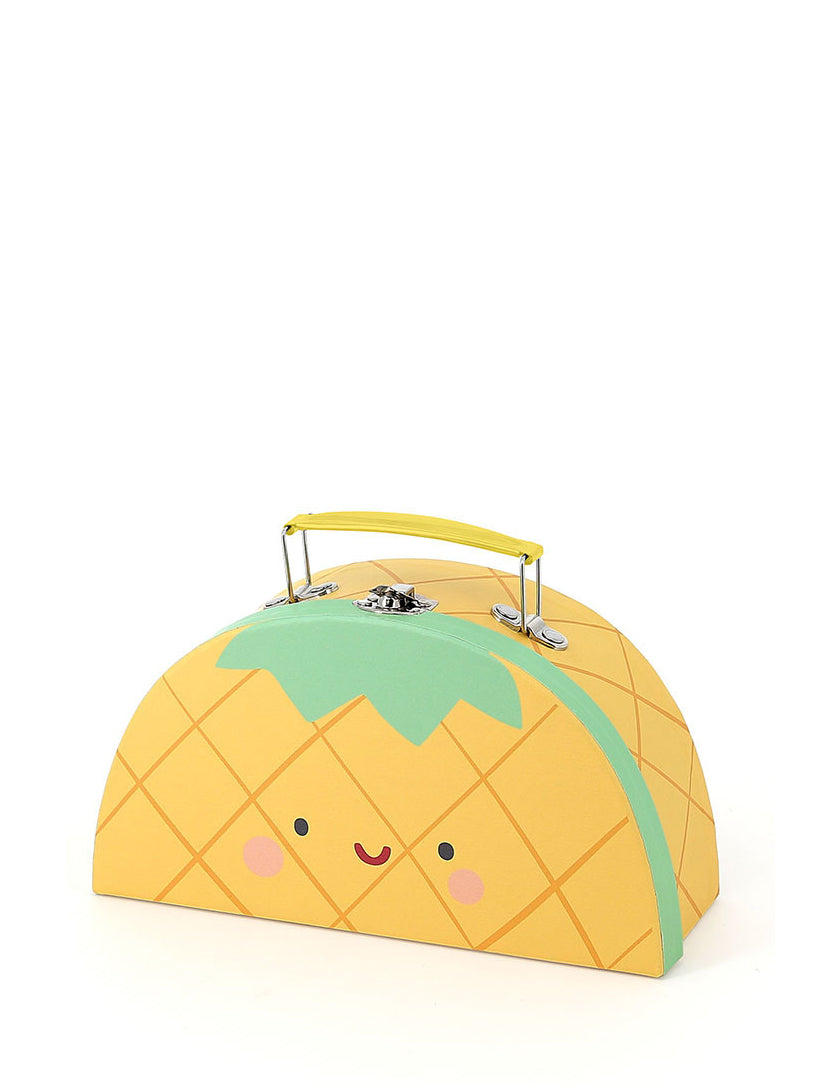 Set of 3 fruit suitcases, for kids