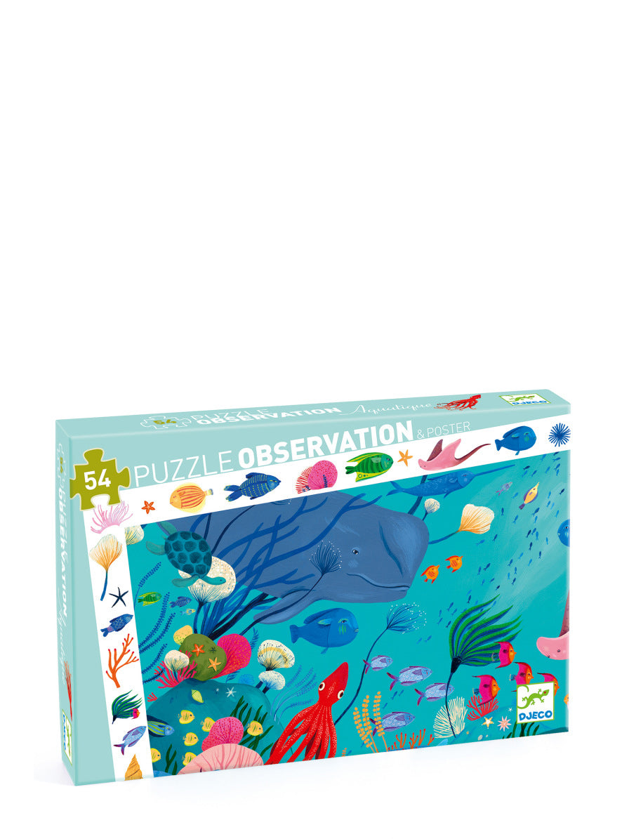 Aquatic puzzle, 54 pieces