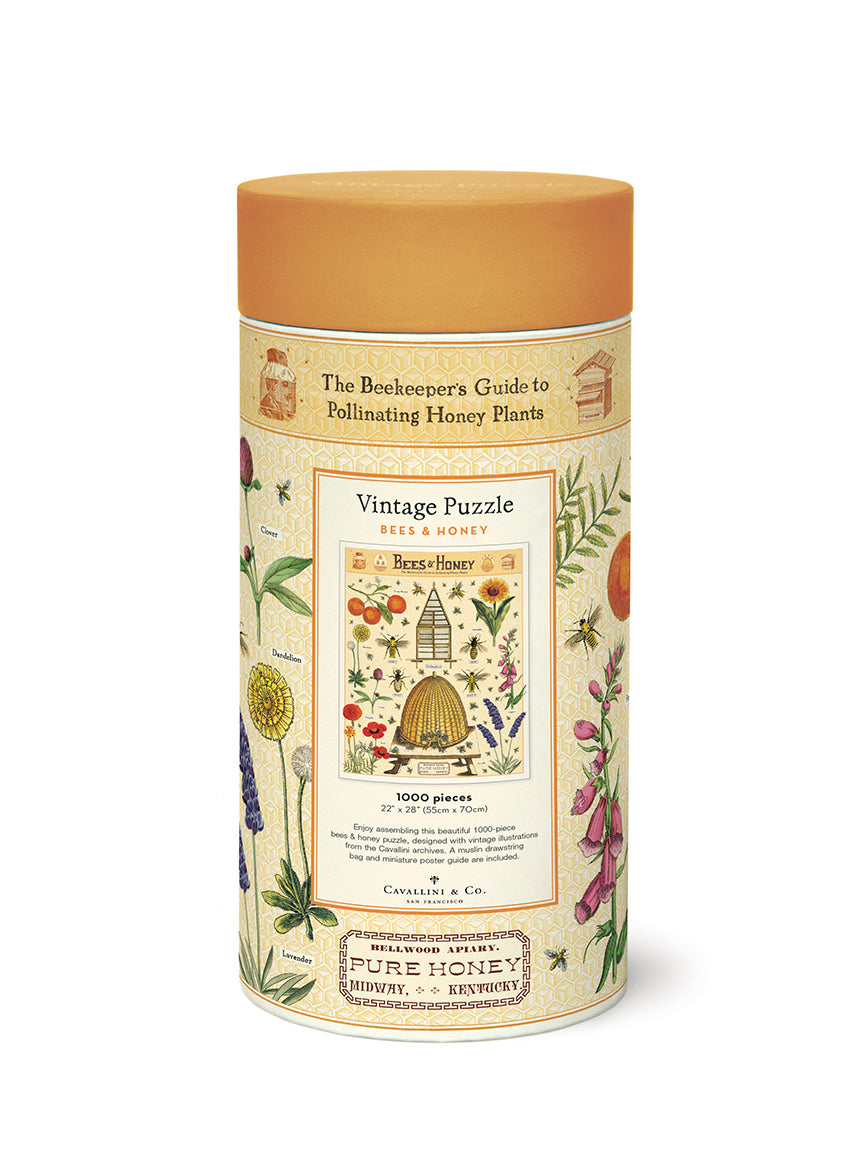 Vintage Puzzle, Bees & Honey (1000 pcs)