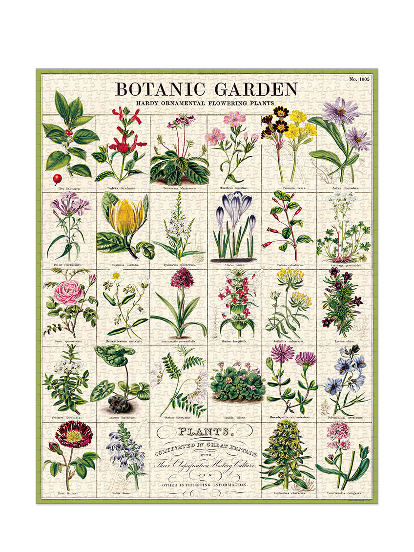 Botanic garden vintage puzzle (1000 pcs)