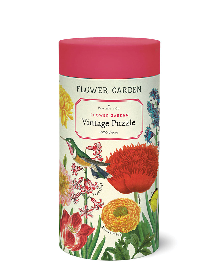 Flower garden vintage puzzle (1000 pieces)