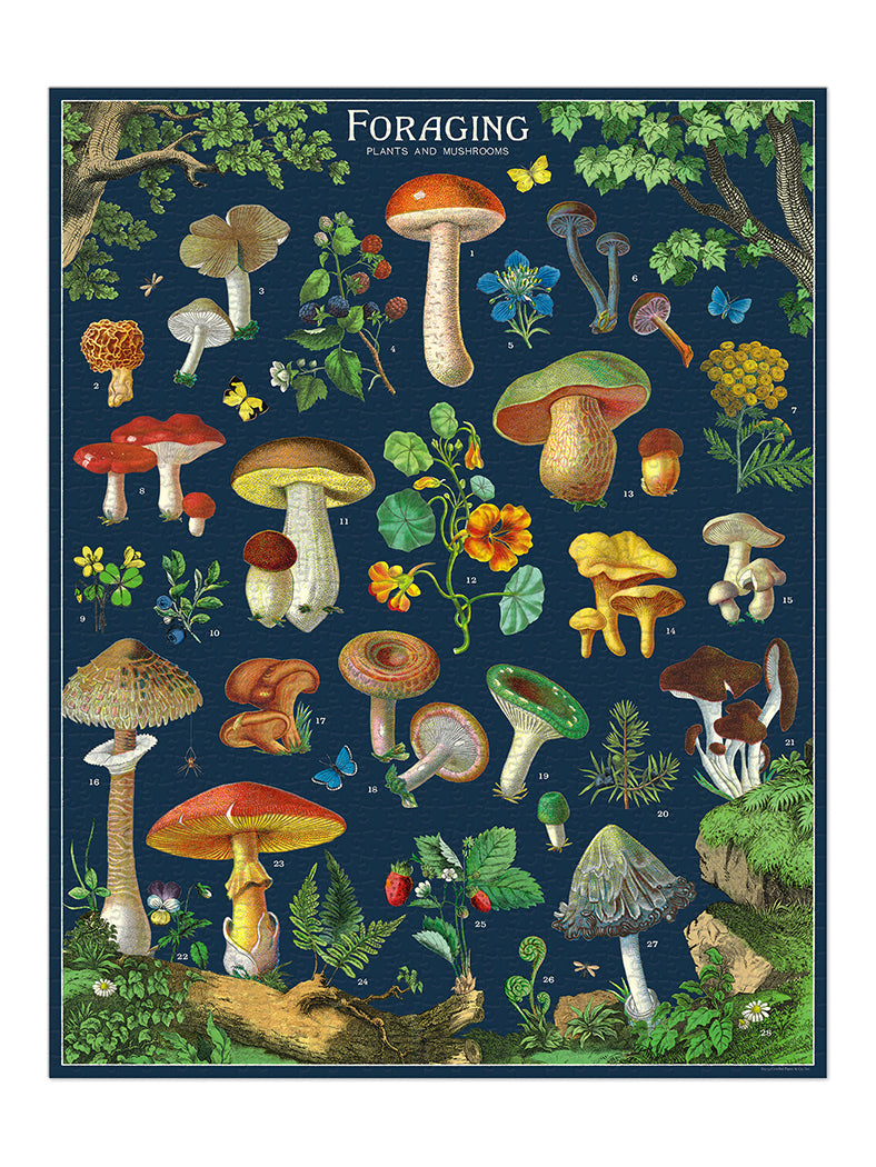 Foraging vintage puzzle (1000 pieces)