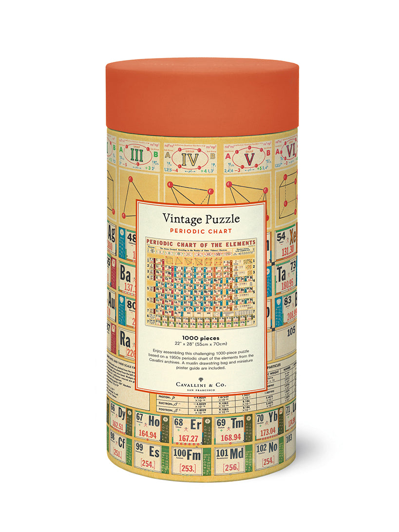 Vintage puzzle, Periodic chart (1000 pcs)