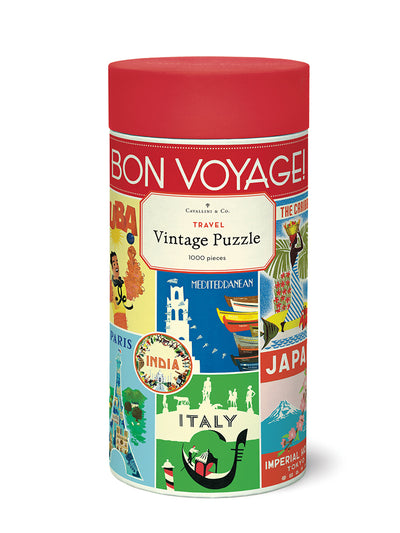 Travel vintage puzzle (1000 pieces)