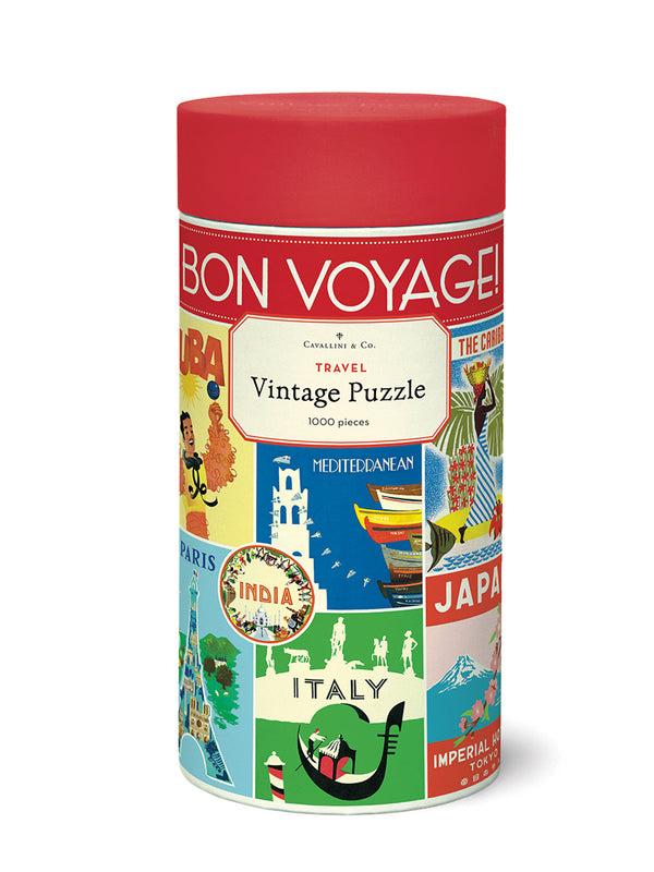 Travel vintage puzzle (1000 pieces)