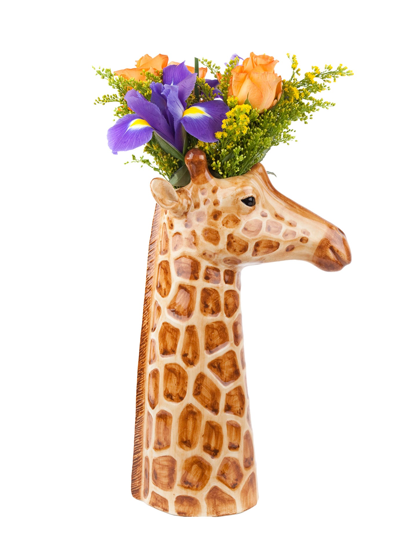 Giraffe flower vase