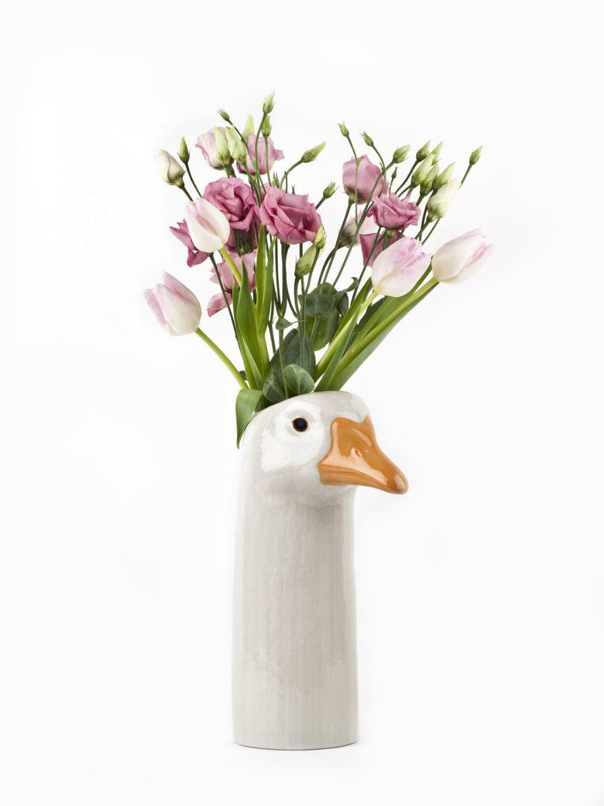 QUAIL CERAMICS: Goose Flower Vase