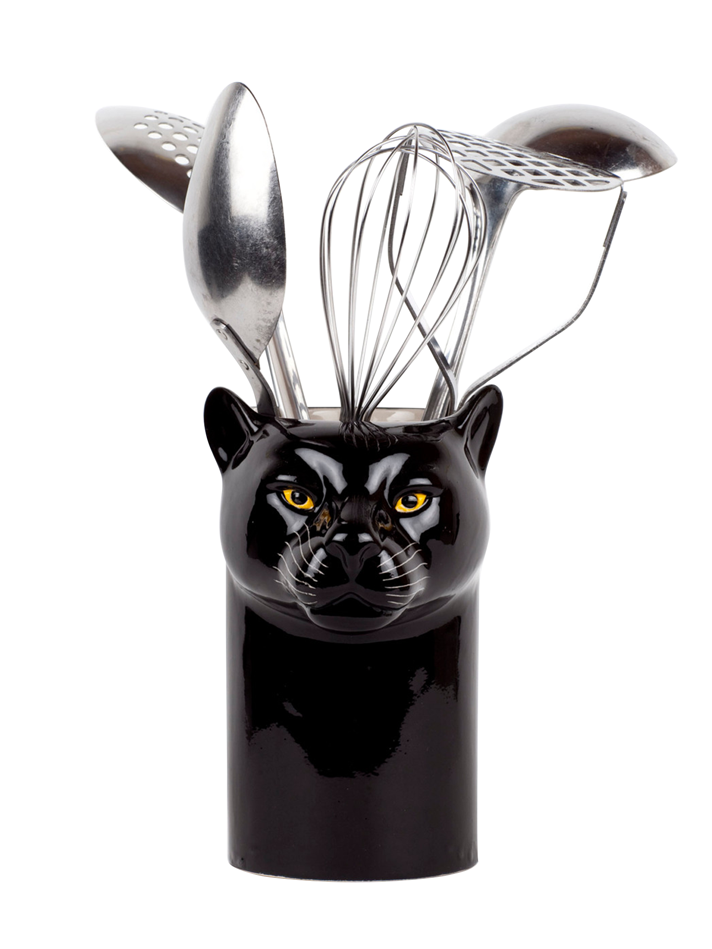Panther utensil pot
