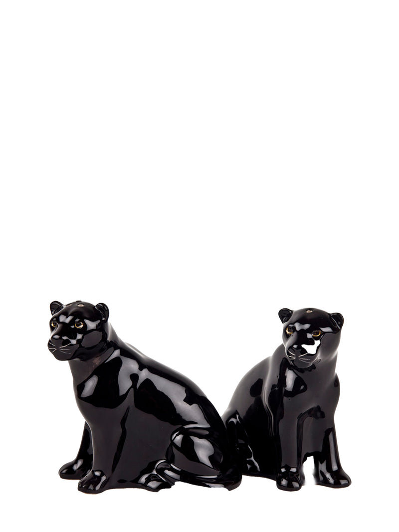 Black panther salt and pepper set