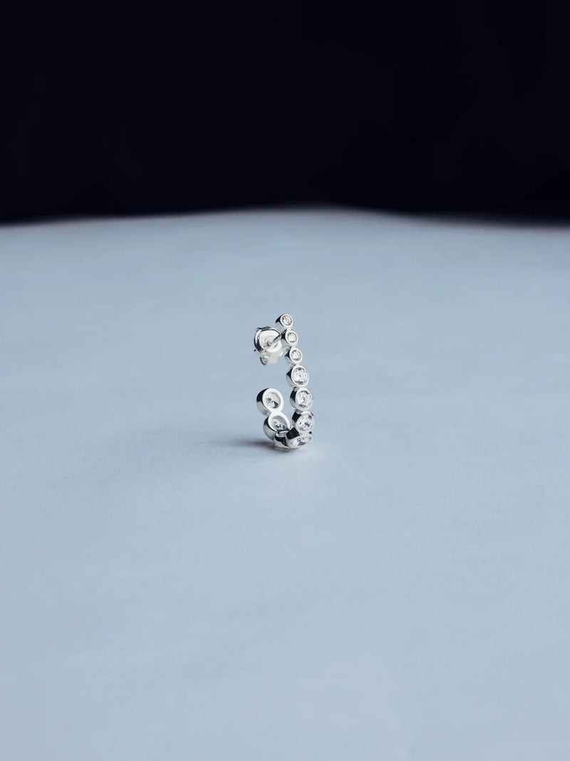 Oda earrings, 925 sterling silver