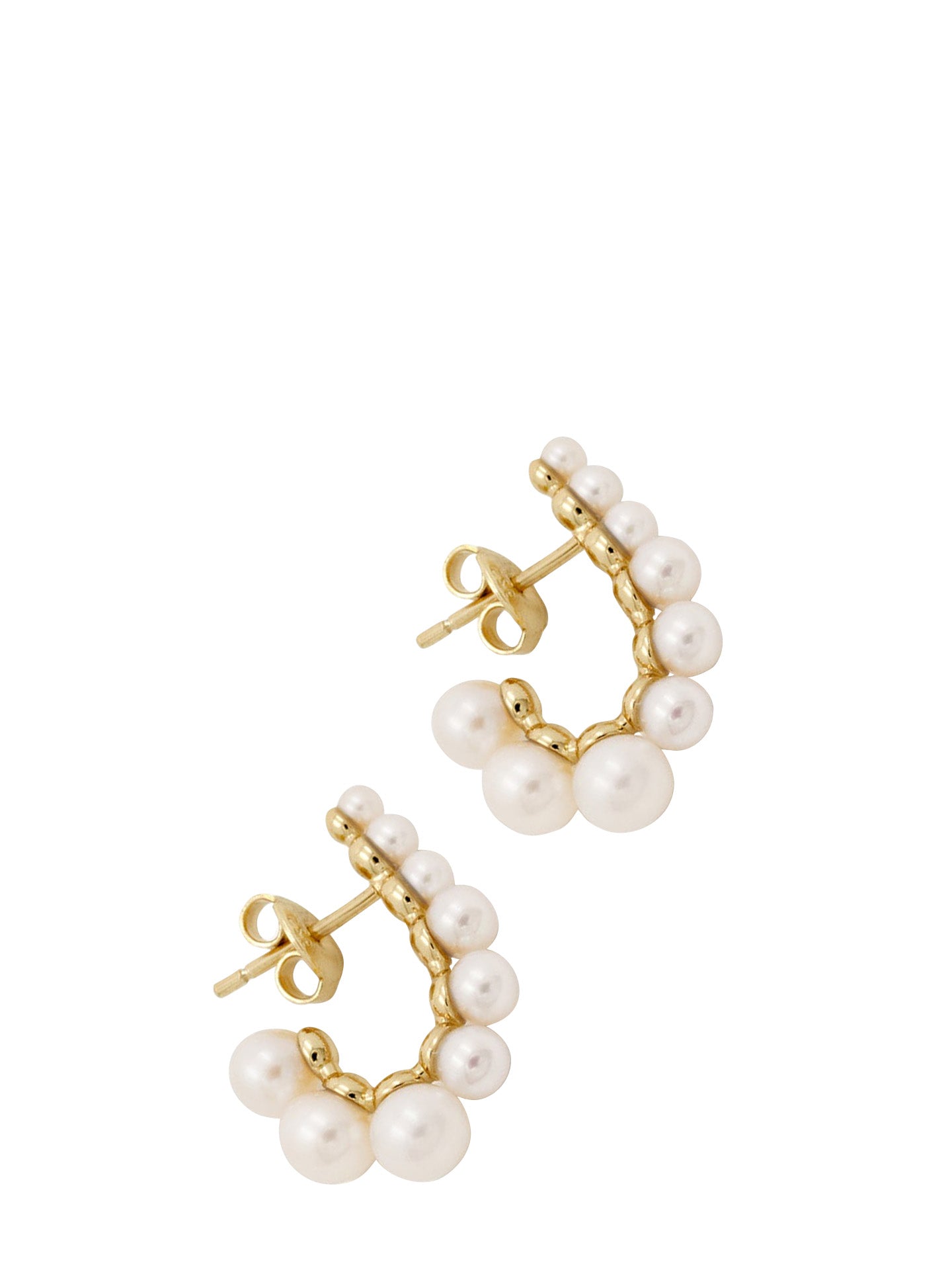 Olga earrings, gold plated