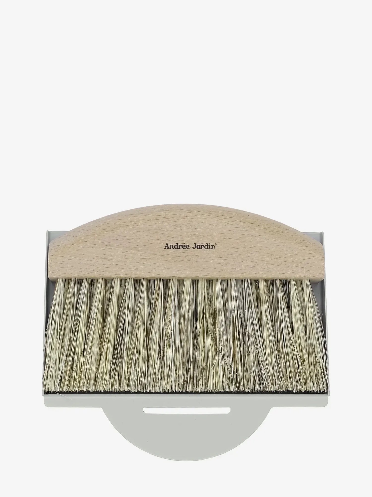 Table dustpan and brush set, grey