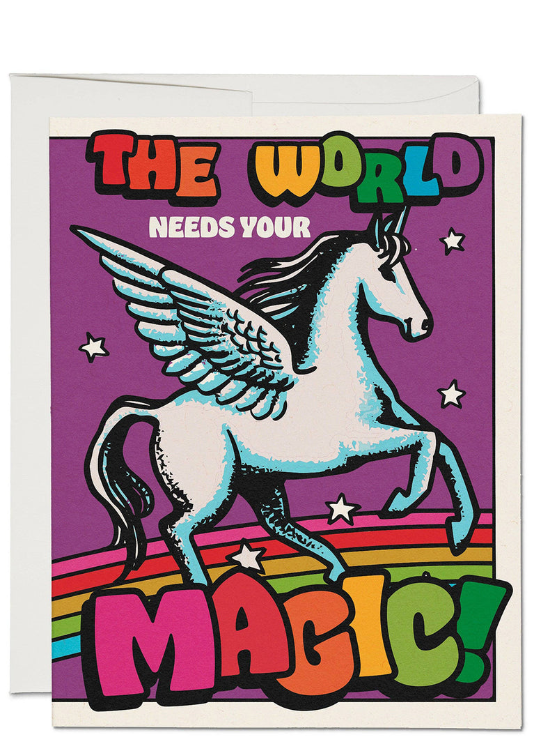 Magical pegasus love & friendship card