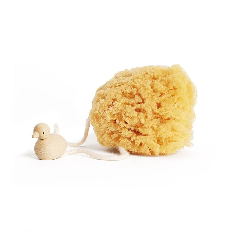 Bath sponge with duck