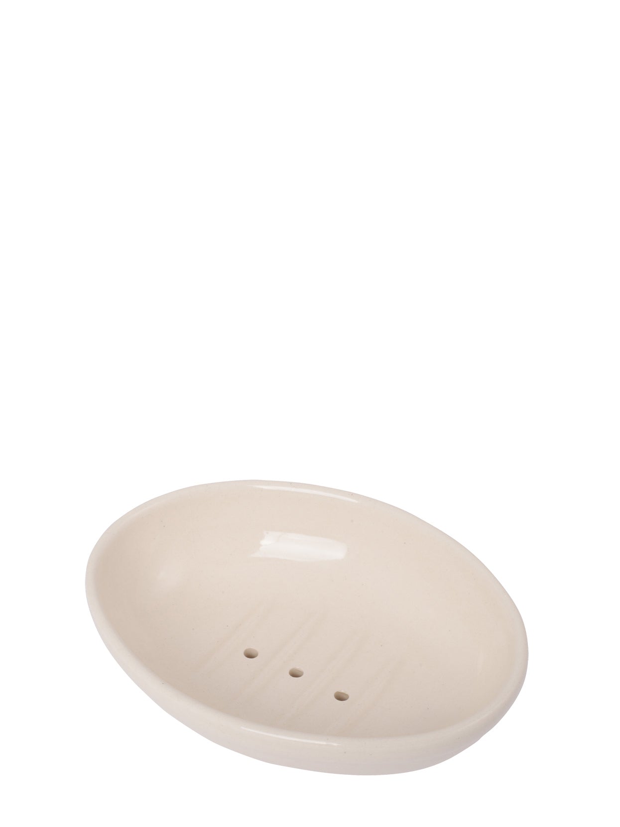 Ceramic soap dish, beige