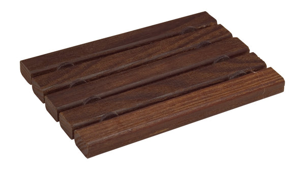 Soap dish, dark thermowood