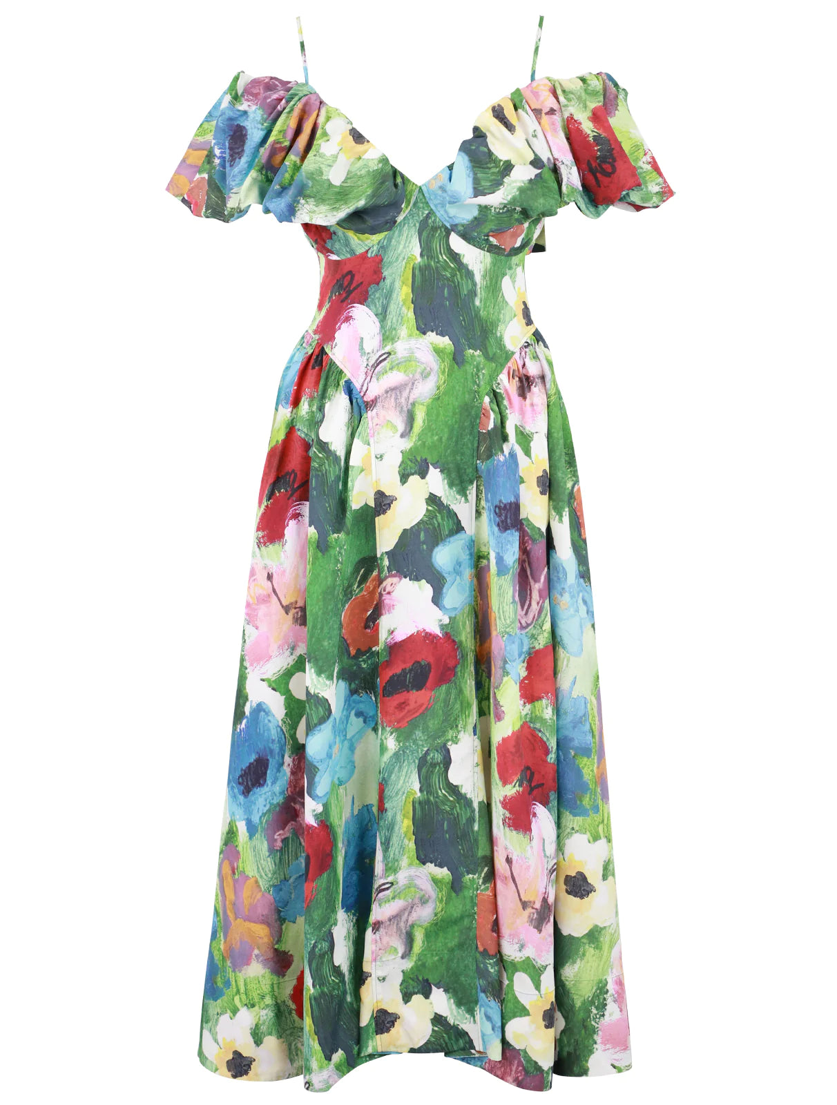 Erin floral print dress, multicoloured