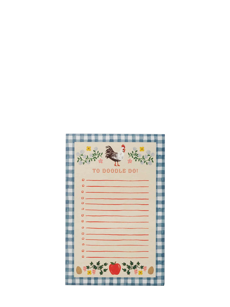 Home sweet home checklist notepad "To doodle do"
