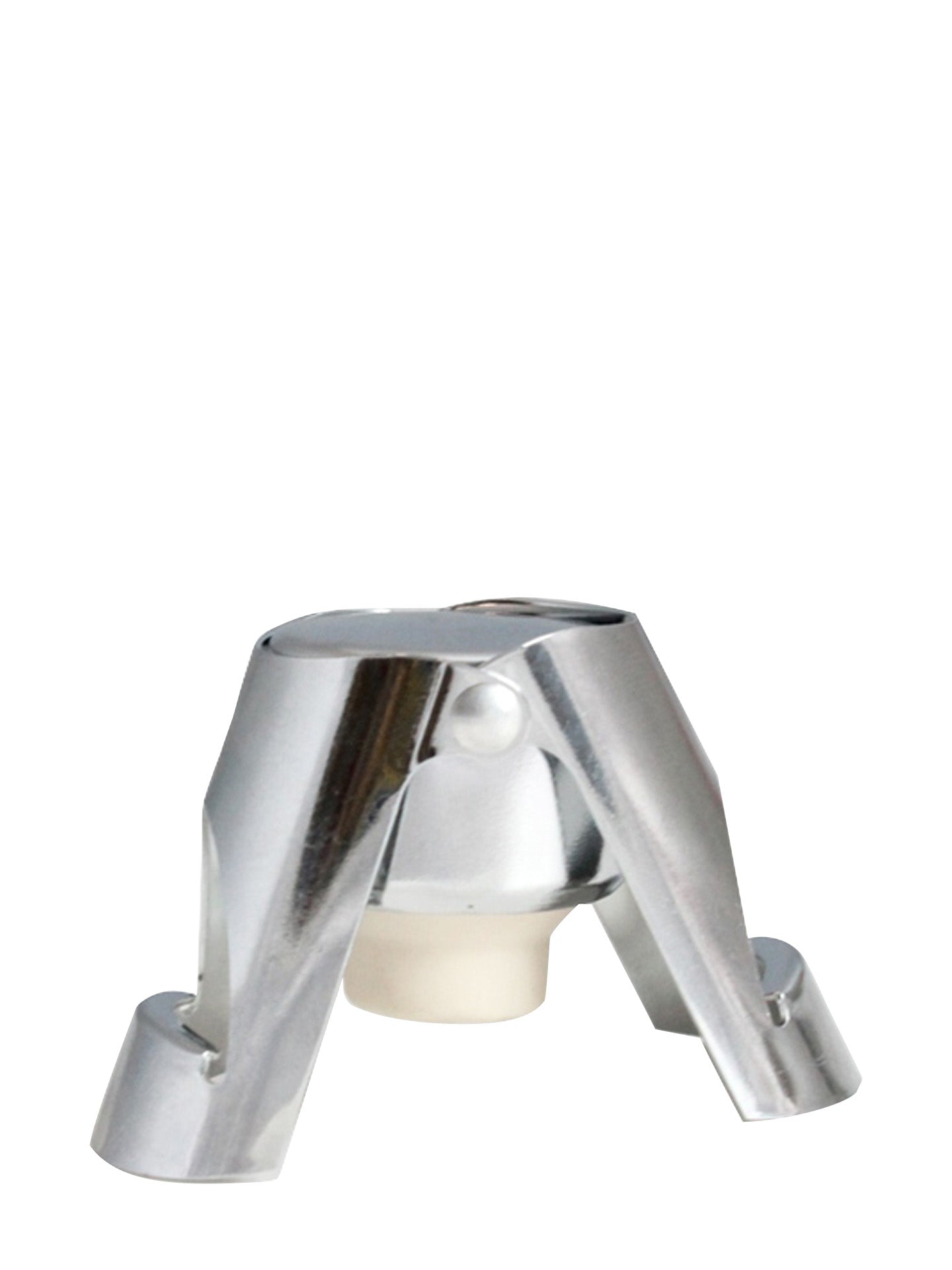 Chrome champagne cork, chrome steel