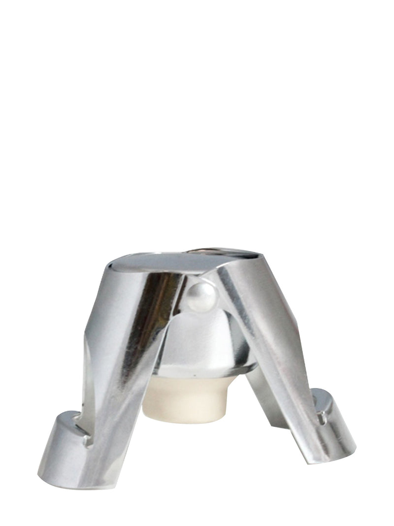 Chrome champagne cork, chrome steel
