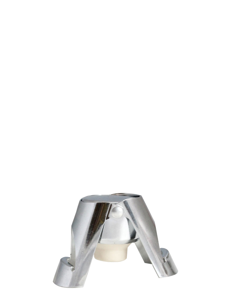 Chrome champagne cork, chrome steel