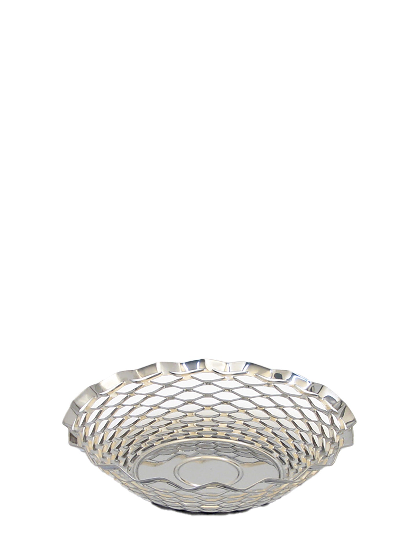 Stainless steel round bread basket, Small
