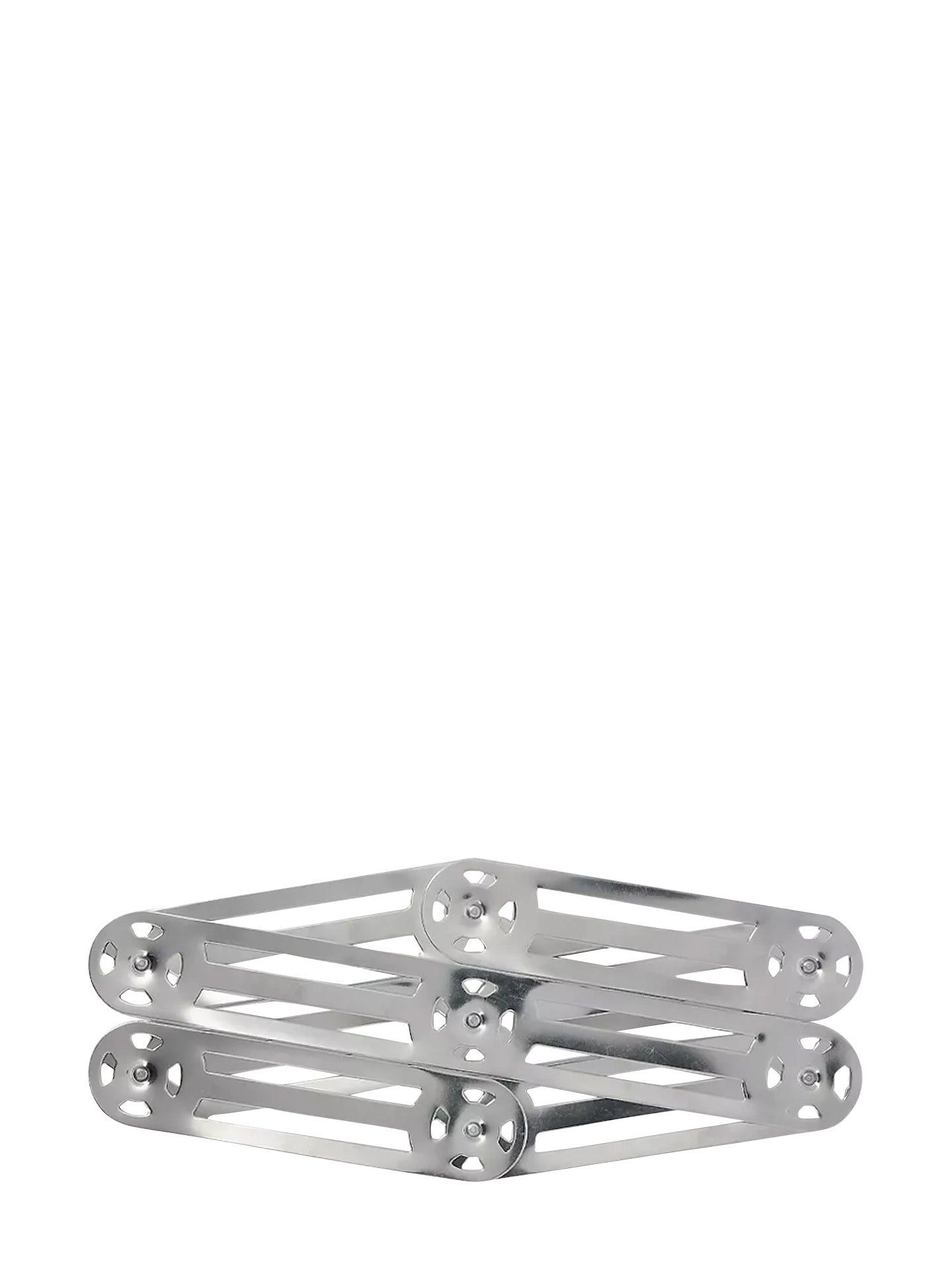 Extendable stainless steel zig zag trivet, medium