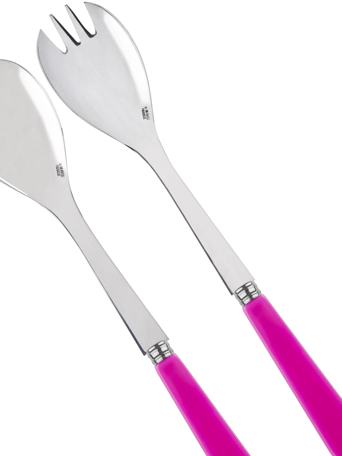 Duo Salad servers, pink