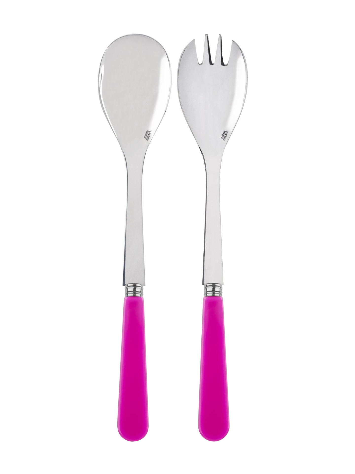 Duo Salad servers, pink