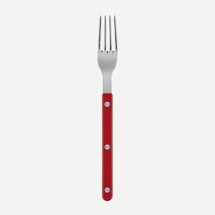 Bistrot dinner fork, solid red